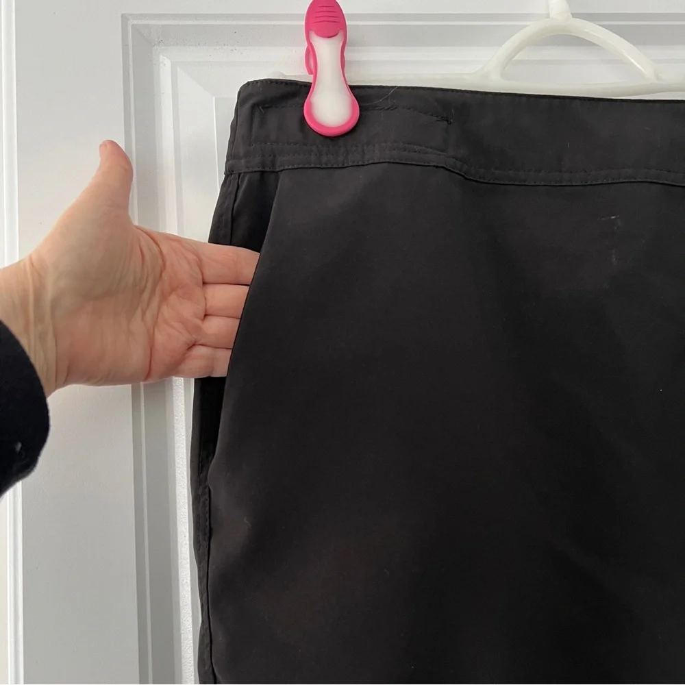 Ripskirt Hawaii Black Wrap Skirt with Pockets Size Medium - Picture 2 of 5